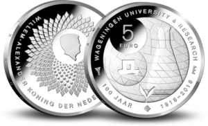 5 euro 100ste verjaardag Wageningen Universiteit 2018