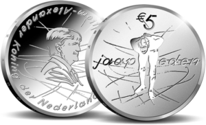 5 euro sporticoon Jaap Eden 2019