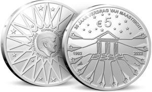 5 euro Verdrag van Maastricht 2022