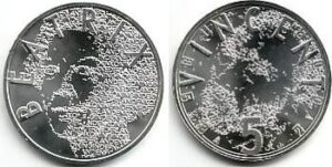 5 euro herdenkingsmunt 300 ter ere van de 150ste geboortedag van Vincent van Gogh