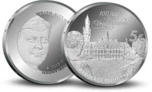 5 euro herdenkingsmunt 100 jaar vredespaleis 2013