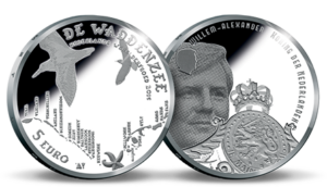 5 euro de Wadden 2016 werelderfgoed munt