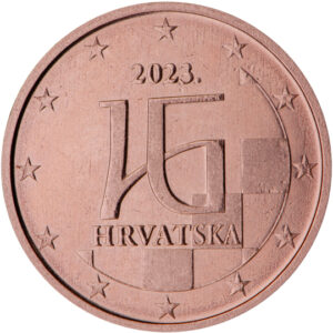 1 euro cent munt van Kroatië