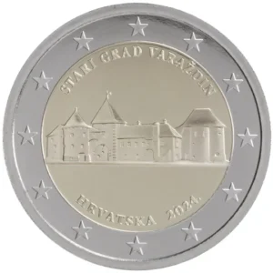 2 euro Kroatie Varazdin de oude stad 2024