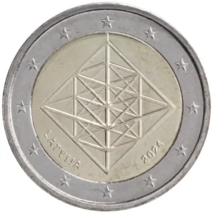 2 euro Letland Himmeli Kerstviering 2024