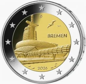2 euro Duitsland Klimaathuis Bremerhaven 2026