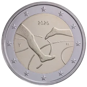 2 euro Finland Atletiek 2025