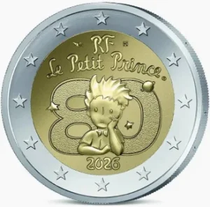 2 euro frankrijk Let Petit Prince 2026