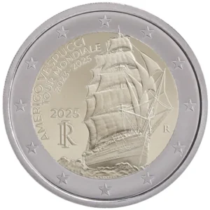 2 euro Amerigo Vespucci Italie 2025