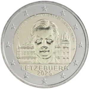 2 euro Groothertog Henri 25 jaar op de troon 2025
