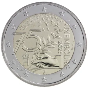 2 euro Luxemburg Schumanverklaring 75 jaar 2025