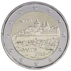 2 euro Malta Mdina 2025