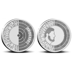 5 euro 2026 25 jaar huwelijks vijfje